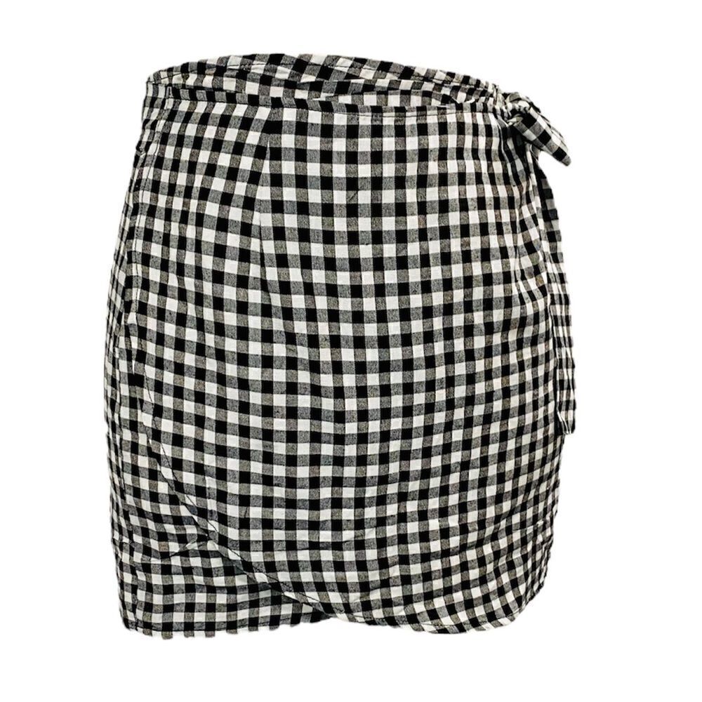 SHEIN | Checked Wrap Skirt
